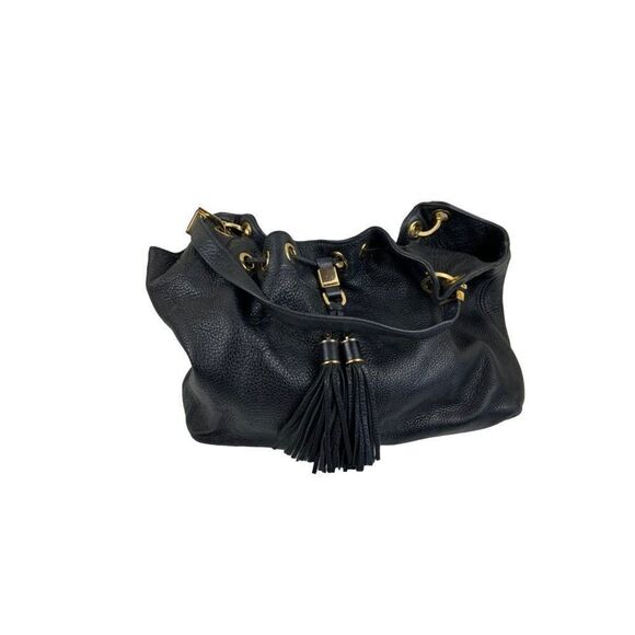 Michael Kors Black Leather Handbag - Picture 1 of 4
